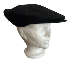 Vintage Tupac Shakur 2Pac Men Black Newsboy Cap Rare Rap Music Urban Streetwear